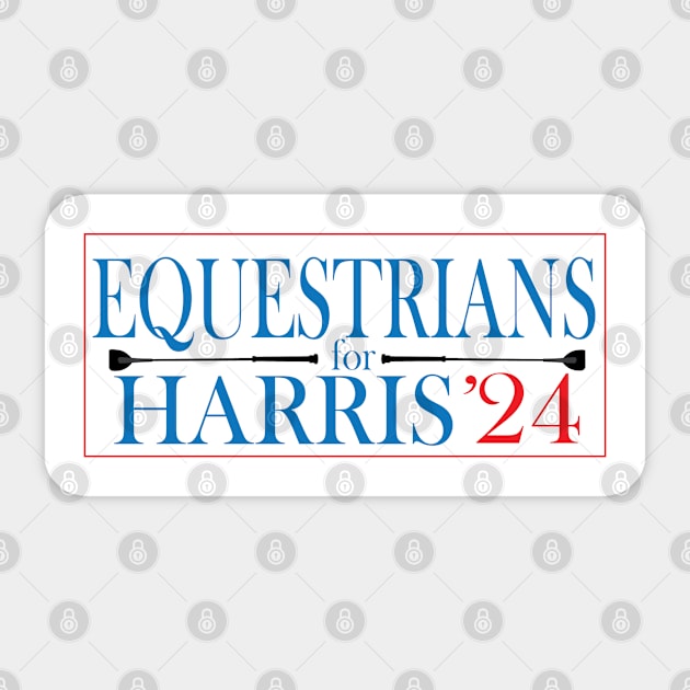 Equestrians for Harris-Crop Sticker by DickinsonDesign